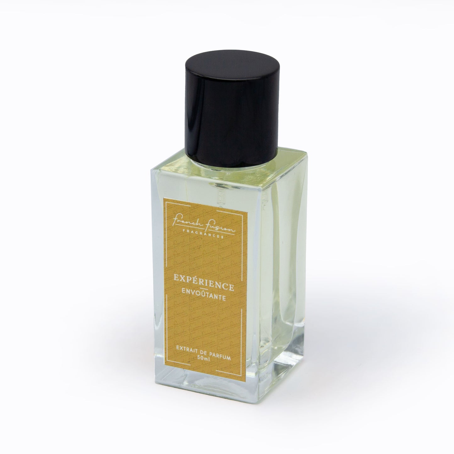 Vue 3/4 Expérience Envoûtante – parfum unique vanille, ambre et ciste