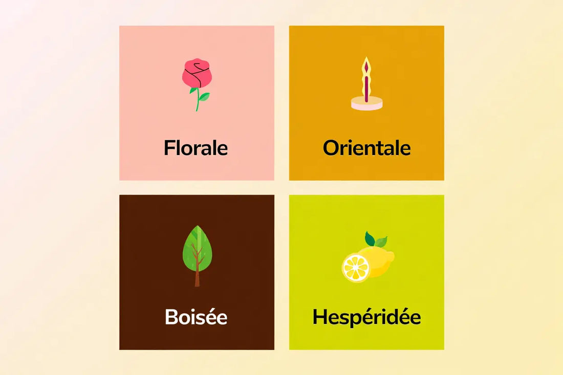 Les 4 types de parfum : familles olfactives et concentration