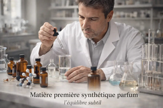 Matière première synthétique parfum : l'équilibre subtil