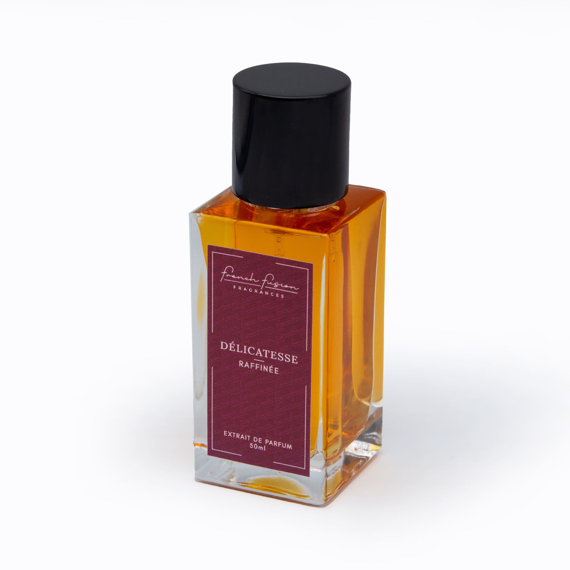 Délicatesse Raffinée – parfum original pour femme, flacon haut de gamme vue 3/4